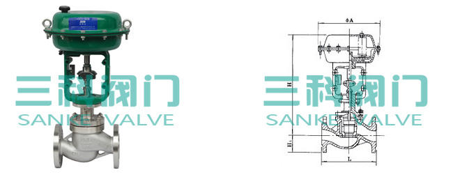 ZJHP气动单座调节阀 气动单座调节阀,气动调节阀,单座调节阀,调节阀